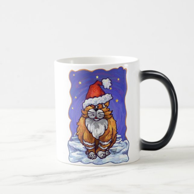 Ginger Cat Christmas Magic Mug (Right)