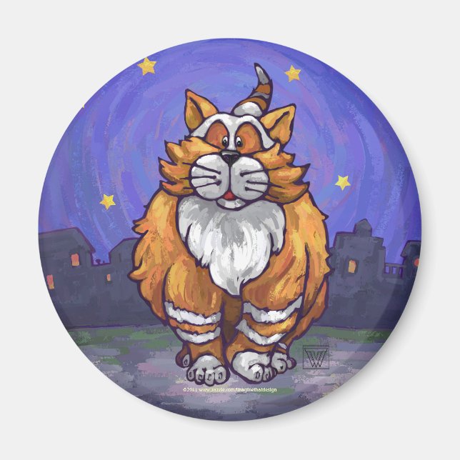 Ginger Cat Gifts & Accessories Magnet (Front)