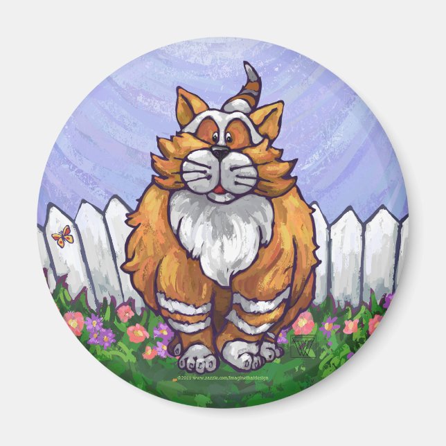 Ginger Cat Gifts & Accessories Magnet (Front)
