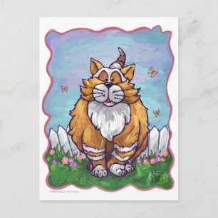 Ginger Cat Gifts & Accessories Postcard