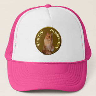 Ginger Cat Gold Coin, Ladies Truckers Hat