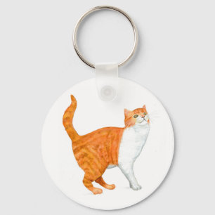 'Ginger Cat' Keychain