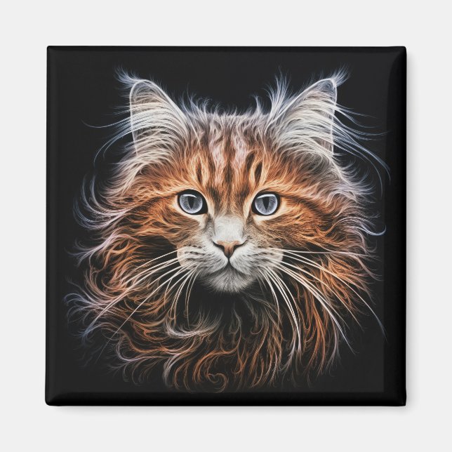 Ginger Cat Magnet (Front)