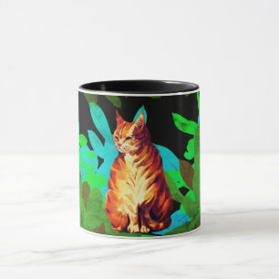 ginger cat mug