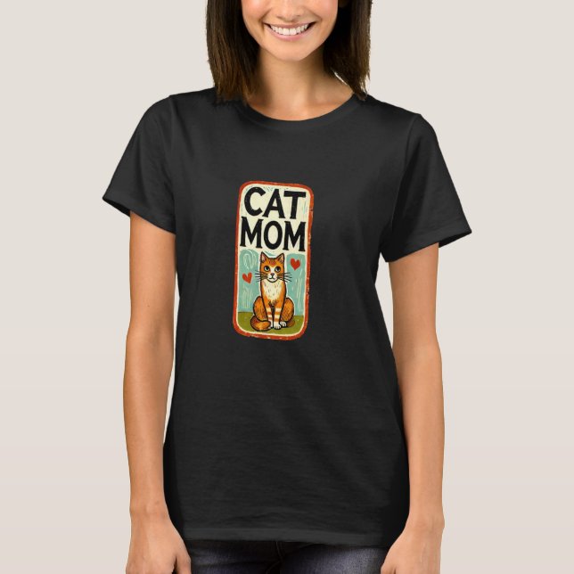 Ginger Cat Mum T-Shirt (Front)