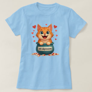 Ginger cat, red coloured cat  T-Shirt