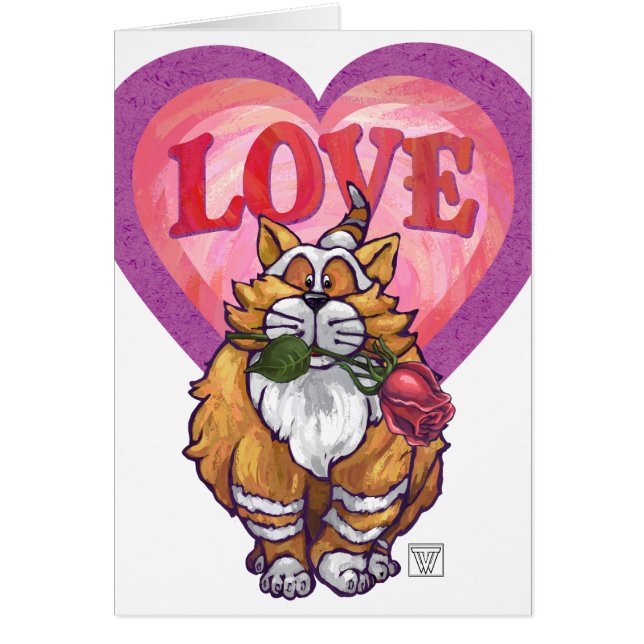 Ginger Cat Valentine's Day (Front)