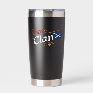 Ginger Clan Scottish Flag Funny Redhead Heritage Insulated Tumbler