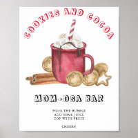 Ginger cookies baby shower Momosa bar