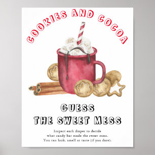 Ginger cookies with cocoa Guess the sweet mess Poster