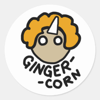 Ginger-Corn joke sticker