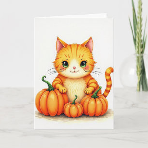 Ginger Creatures Pumpkin Patch Card