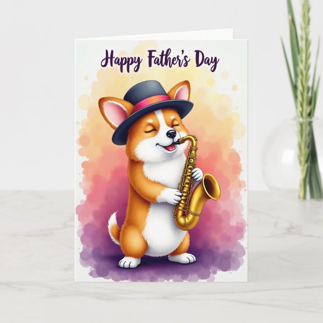Ginger Dogs Fathers Day Card (Front)