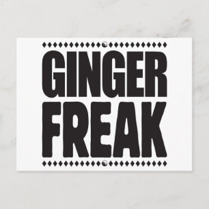 Ginger Freak Postcard