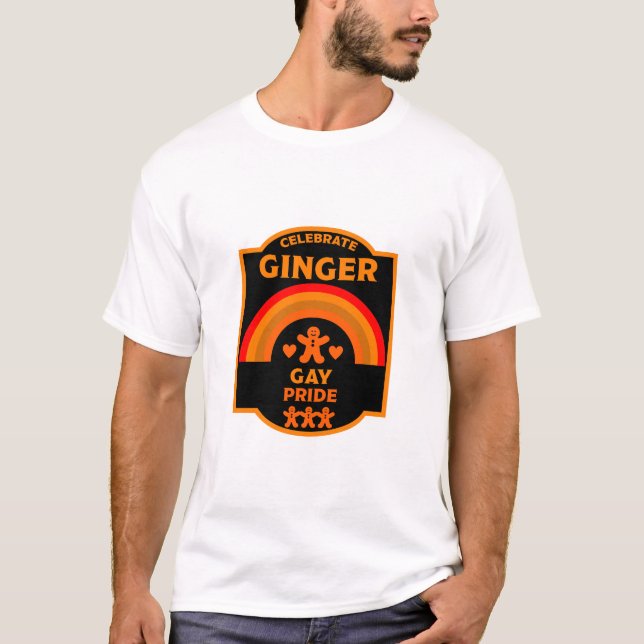 Ginger Gay Pride T-Shirt (Front)
