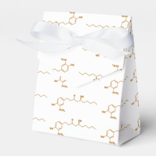 Ginger Gingerol Molecule Chemical Formula Favour Box