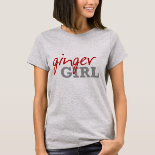Ginger Girl Redhead Freckles T-Shirt