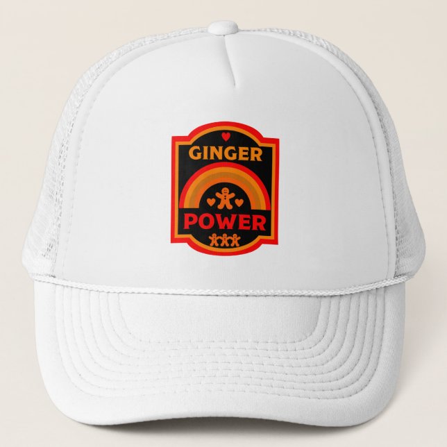 Ginger Hair Pride Trucker Hat (Front)