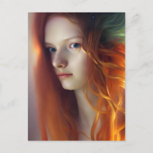 Ginger Haired Goddess Postcard