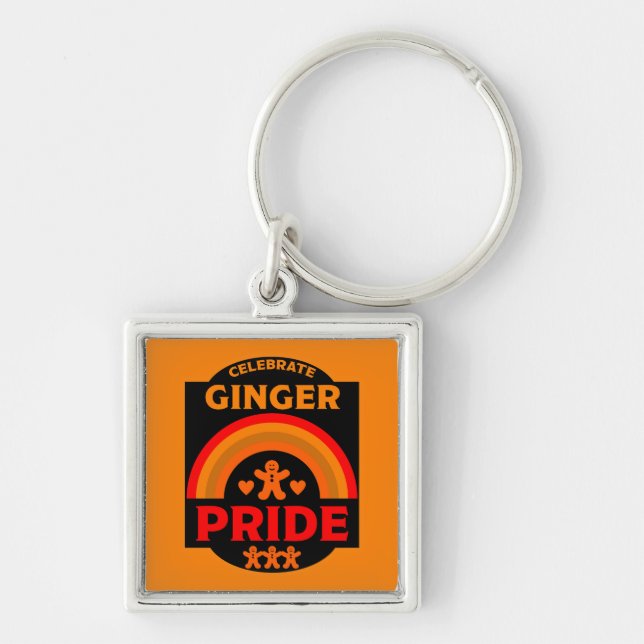 Ginger Haired Pride Key Ring (Front)