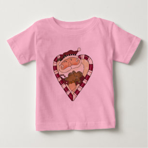 Ginger Heart Santa T-shirts and Gifts