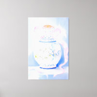 Ginger Jar Acrylic painting Preppy wall art