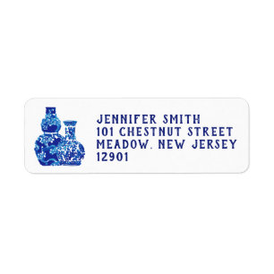 Ginger Jar Return Address Labels