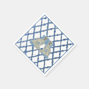 Ginger Jars Staffordshire Dogs Magnolia Napkin