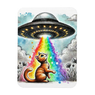 Ginger Kitty and the UFO Magnet