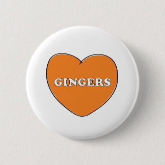 Ginger Love 6 Cm Round Badge