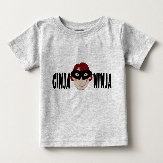 Ginger Ninja Baby T-Shirt (Front)