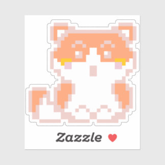 Ginger Pixel art cat