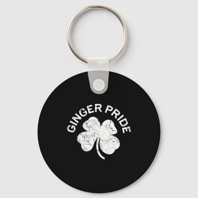 Ginger Pride Shirt Irish Men Women St Patricks Day Key Ring (Front)