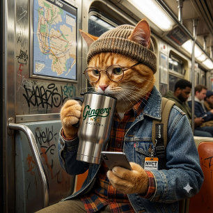 Ginger’s NYC Mouseteria Stainless Steel Travel Mug