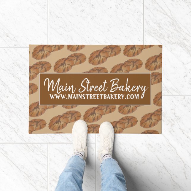 Ginger Snap Cookies Biscuits Bakery Baked Goods Doormat (Indoor)