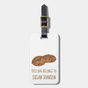 Ginger Snaps Gingersnap Biscuit Ginger Nut Cookies Luggage Tag