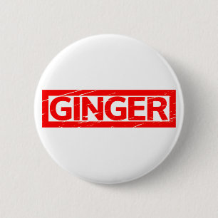 Ginger Stamp 6 Cm Round Badge