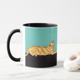 Ginger Striped Cat  Mug
