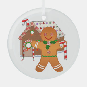 Ginger Wars Glass Tree Decoration