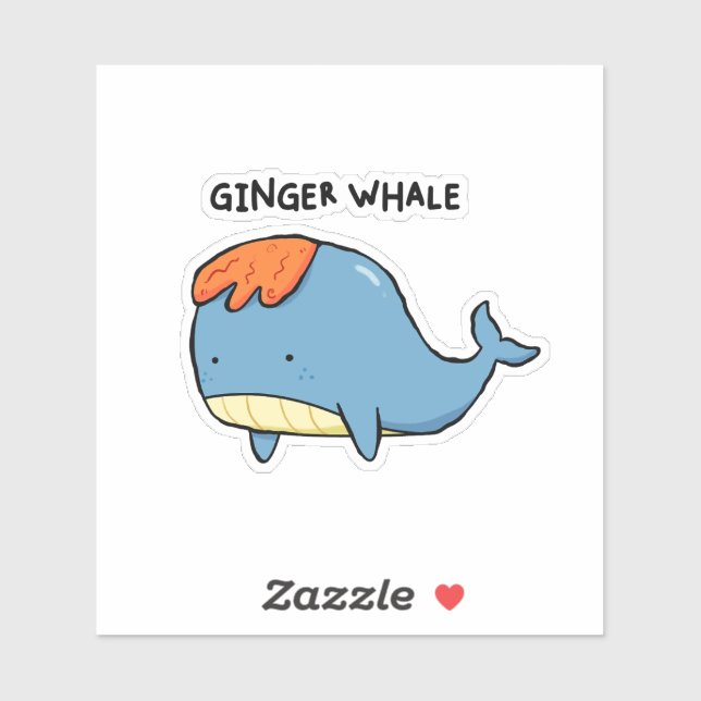 Ginger Whale Pun Die-Cut (Sheet)