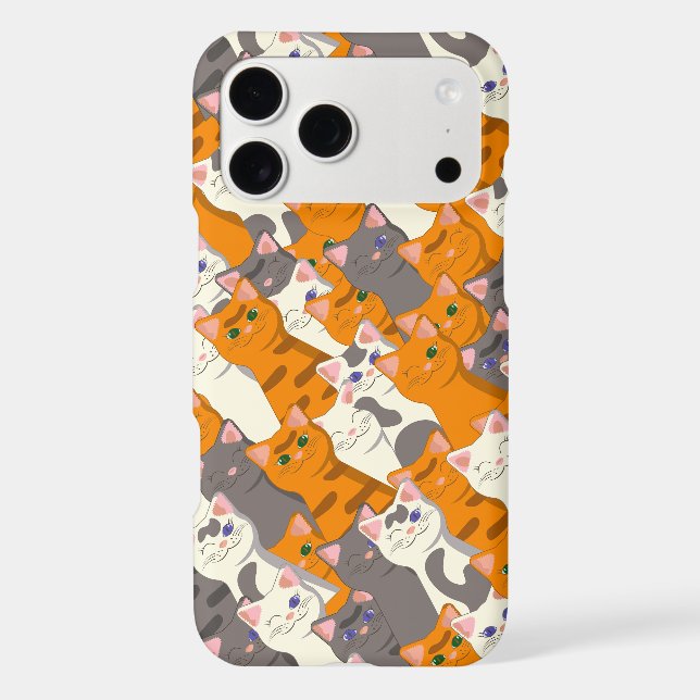Ginger white black cat diagonal pattern (Back)