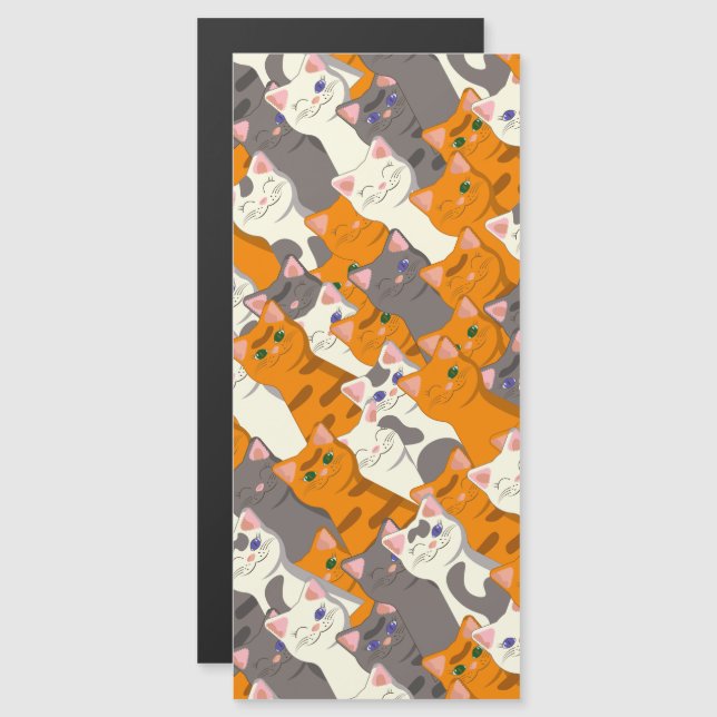 Ginger white black cat diagonal pattern (Front/Back)