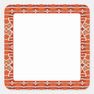 GINGERBREAD 1.5" Square Matte Stickers
