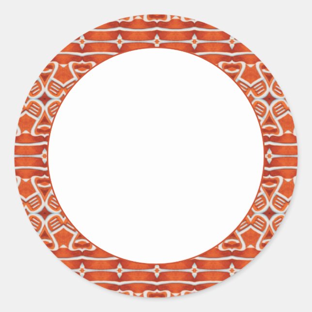 GINGERBREAD 3" Round Matte Stickers (Front)