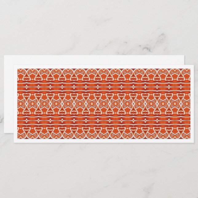 GINGERBREAD 4x9.25 Flat Card / Horizontal (Front/Back)