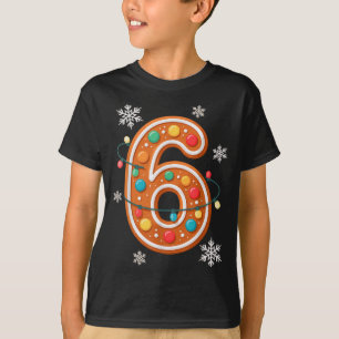 Gingerbread 6 7 Meme Christmas Matching Couple Boy T-Shirt