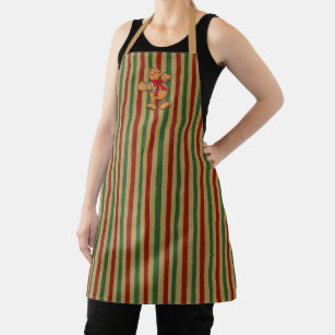 Gingerbread All-Over Print Apron