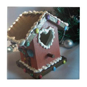 Gingerbread Birdhouse I Tile