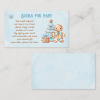 Gingerbread Blue Baby Shower Books For Baby