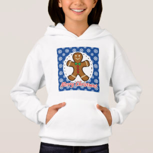 Gingerbread - Blue Snowflakes Pattern - Merry Xmas